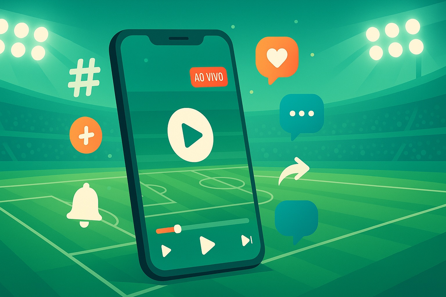Futebol ao vivo redes sociais: Como as transmissões mudaram
