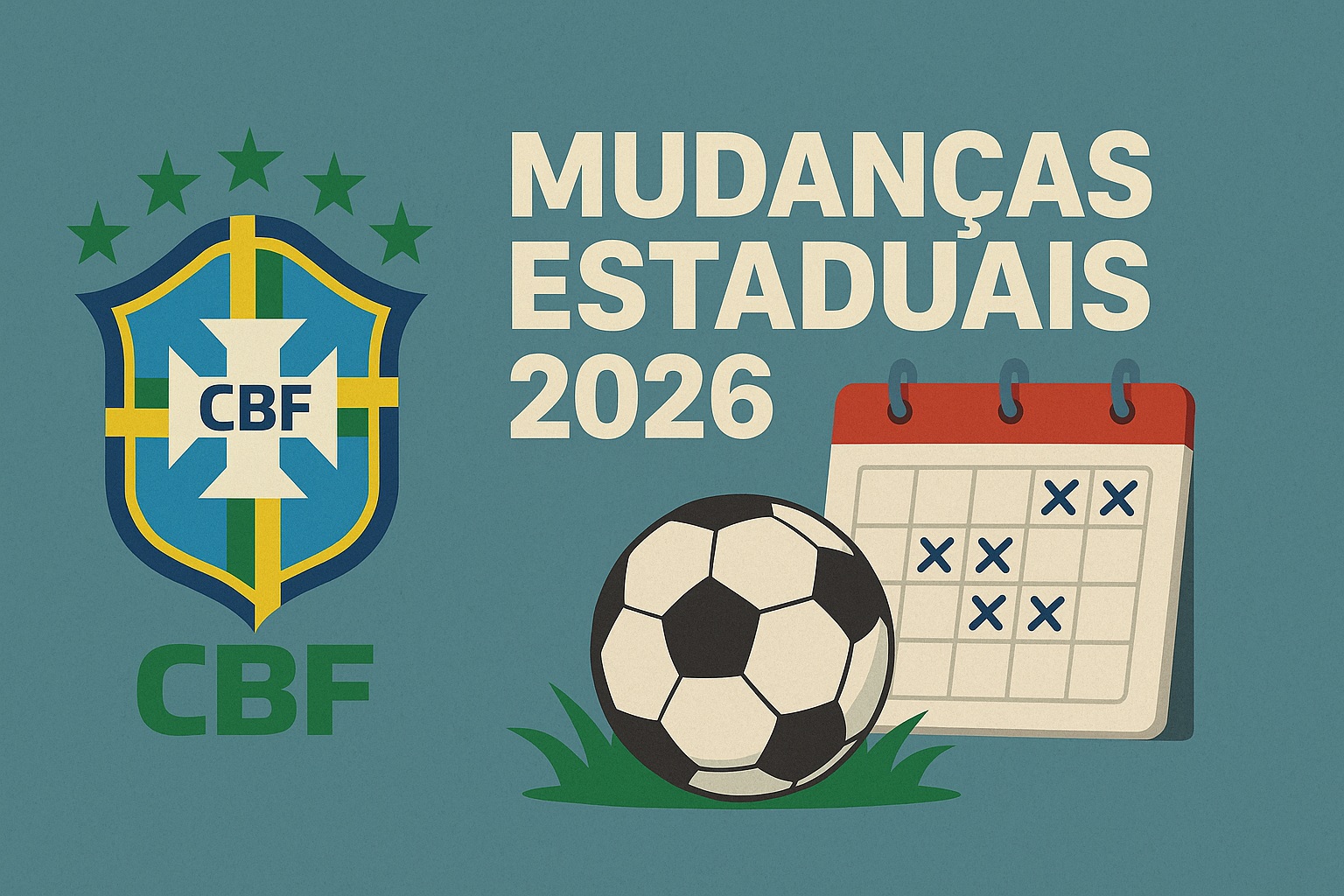 CBF planeja reduzir os Estaduais para 11 datas em 2026 – entenda a mudança
