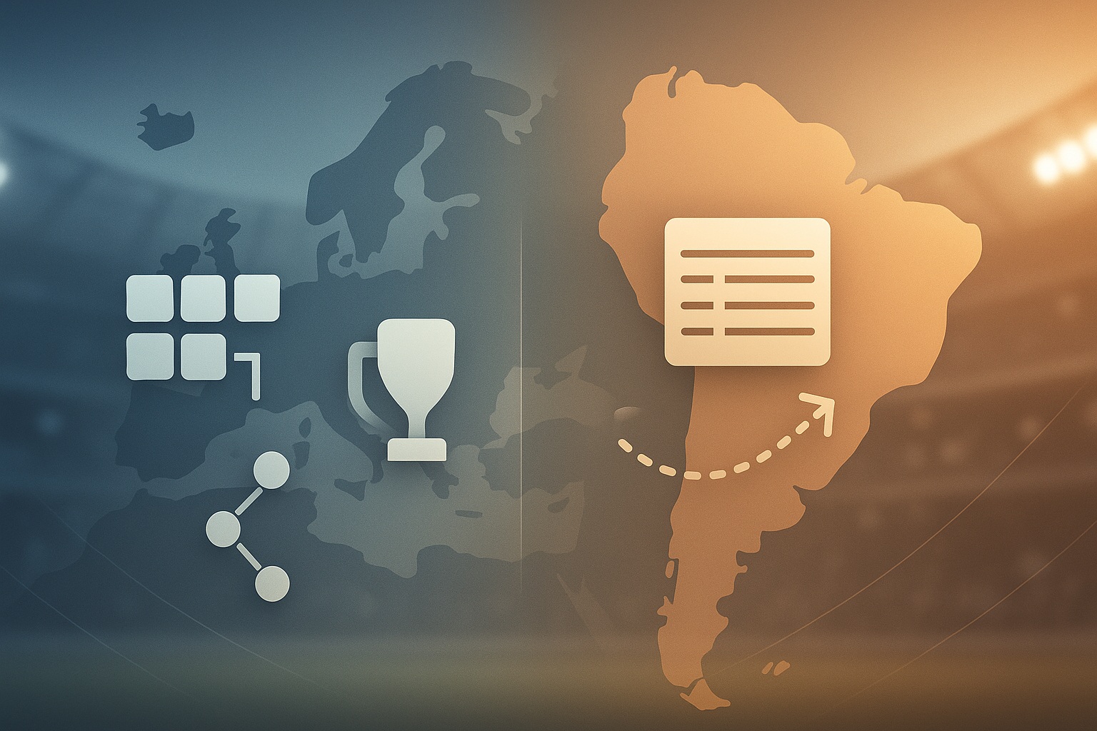 Eliminatórias Europeias vs América do Sul: Formatos e dificuldades