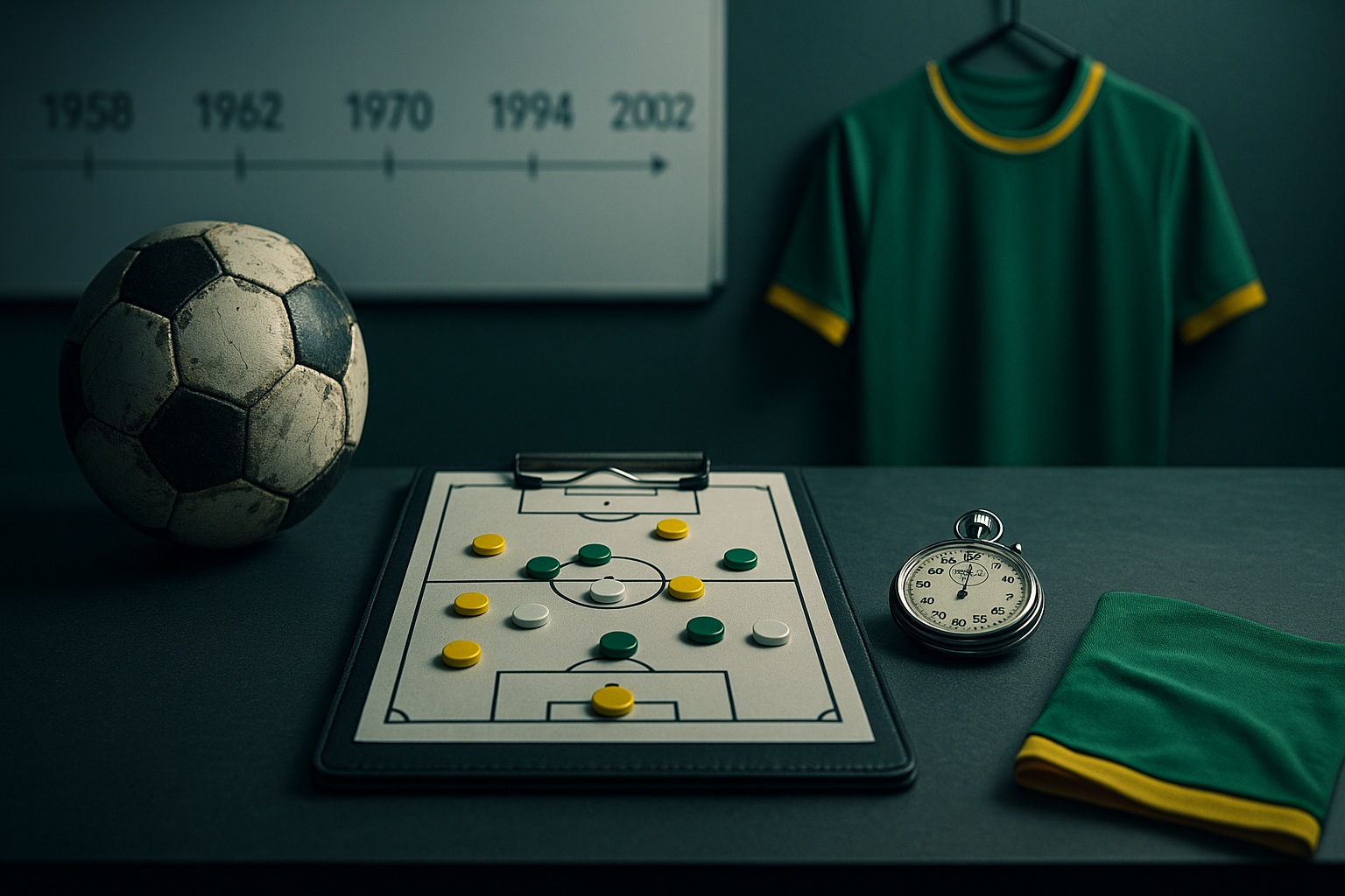 Estatísticas da Seleção Brasileira após cada título mundial